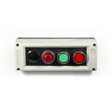 Пост 3 кнопковий з однією світлоіндикаторною лампою