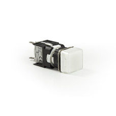 Светосигнальная арматура квадратная белая LED 24V AC/DC