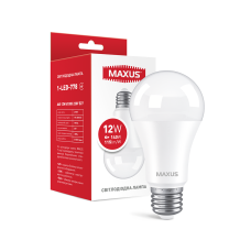LED лампа MAXUS A60 12W 4100K 220V E27 (1-LED-778)