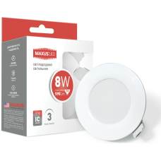 LED-светильник точечный встраиваемый MAXUS SDL, 8W теплый свет (1-SDL-005-01)