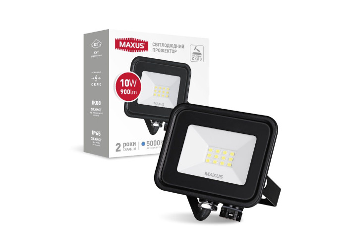 Прожектор світлодіодний MAXUS FL-04 10W 5000K