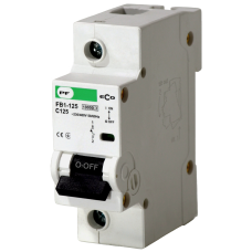 Автоматический выключатель FB1-125 1P C 125A 10kA ECO