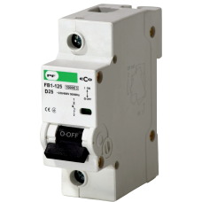 Автоматический выключатель FB1-125 1P D 25A 10kA ECO