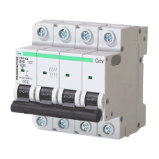 Автоматический выключатель FB1-63 4P B 10A 6kA CITY