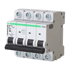 Автоматичний вимикач FB1-63 4P B 1A 6kA CITY