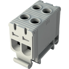 Клемма FT1016F 2P, Cu:1.5-16/Al:1.5-16 мм2, серая