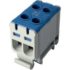 Клемма FT1016N 2P, Cu:1.5-16/Al:1.5-16 мм2, синяя