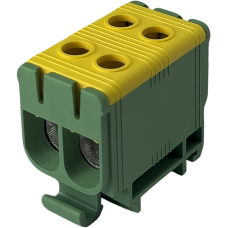Клемма FT1050G 2P, Cu: 2.5-50 / Al: 6-50 мм2, желто-зеленая.