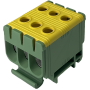 Клемма FT1050G 3P, Cu: 2.5-50 / Al: 6-50 мм2, желто-зеленая.