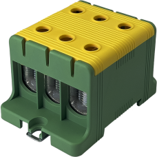 Клемма FT1095G 3P, Cu: 16-95/Al: 16-95 мм2, желто-зеленая