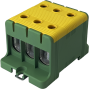 Клемма FT1095G 3P, Cu: 16-95/Al: 16-95 мм2, желто-зеленая