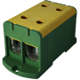 Клемма FT1240G 2P, Cu: 35-240 / Al: 35-240 мм2, желто-зеленая.