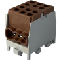 Клемний блок FJ-25/16.2BR 100A коричневий
