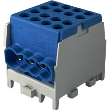 Клеммный блок FJ-25/16.3B 100A синий