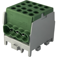 Клеммный блок FJ-25/16.3G 100A зеленый