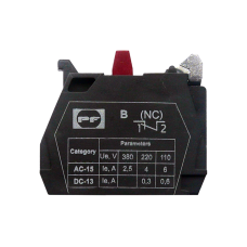 Контакт нормально закрыт для выключателей кнопочных FPNС.