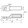 Наконечник кабельный алюминиевый CL/AL-25-8