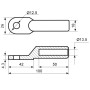 Наконечник кабельный алюминиевый CL/AL-95-12