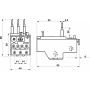 Реле теплове FTR32B 0,63-1А вбудоване