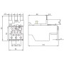 Реле тепловое FTR80B 36-52А встроенное