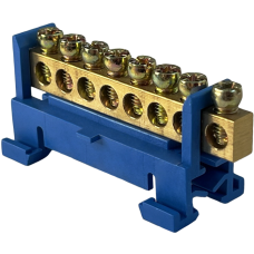 Шина нулевая SPF608B 8 6x9мм2 (синяя)