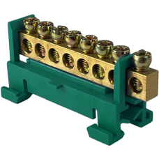 Шина заземления SGF608G 8 6x9мм2 (зеленая)