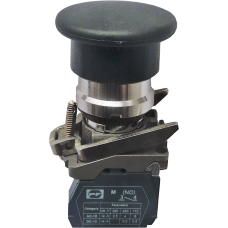 Выключатель кнопочный металлический FP4-BC21 1NO (черный)