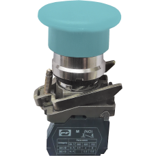 Выключатель кнопочный металлический FP4-BC31 1NO (зеленый)