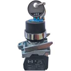 Выключатель кнопочный металлический FP4-BG03 2NO (черный)