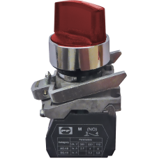 Выключатель кнопочный металлический FP4-BK3465110 2NО(красный)