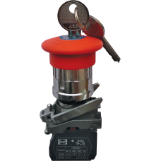 Вимикач кнопковий металевий FP4-BS142 1NC (червоний)