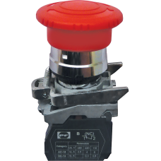 Вимикач кнопковий металевий FP4-BS542 1NC (червоний)