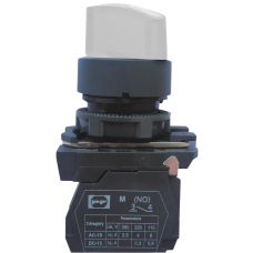 Вимикач кнопковий пластиковий FP FP5-AK3165230 2NO (білий)