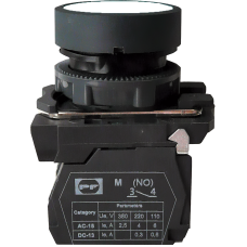 Вимикач кнопковий пластиковий FP5-AA11 1NO (білий)