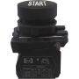 Вимикач кнопковий пластиковий FP5-AA4351 1NO (START, чорний)
