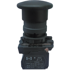 Вимикач кнопковий пластиковий FP5-AC21 1NO (чорний)