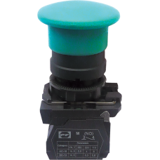 Вимикач кнопковий пластиковий FP5-AC31 1NO (зелений)