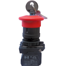 Выключатель кнопочный пластиковый FP5-AS142 1NC (красный)