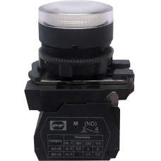 Выключатель кнопочный пластиковый FP5-AW3161110 1NO (белый)