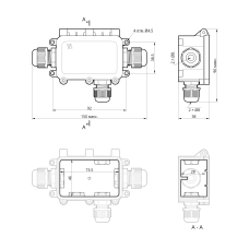 Коробка розподільча з клемником WBS-31 IP-68 TAKEL