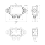 Коробка розподільча з клемником WBS-41 IP-68 TAKEL