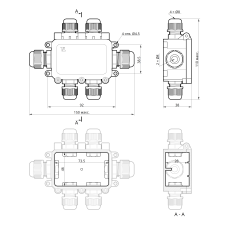Коробка розподільча з клемником WBS-61 IP-68 TAKEL