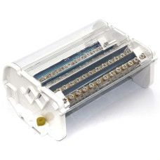 Шина нульова на Din-рейку в пластиковому корпусі 4х13 125А TAKEL