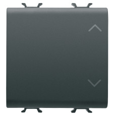 Перемикач 3-х позиційний Chorusmart 2M 1P 10AX UP-DOWN чорний GEWISS