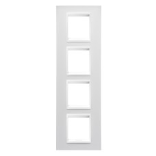 Рамка Chorusmart LUX 2+2+2+2M вертикальна монохром білий GEWISS