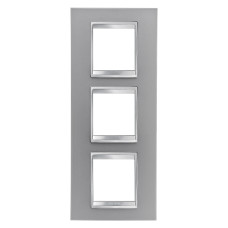 Рамка Chorusmart LUX 2+2+2M вертикальна титан GEWISS