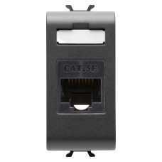 Розетка Інтернет Chorusmart RJ45 1M CAT.5E UTP чорний GEWISS