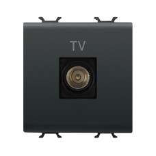 Розетка TV Chorusmart MALE CONN 9.5mm 2M чорний GEWISS