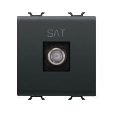 Розетка TV/SAT Chorusmart FEMALE CONN 2M чорний GEWISS