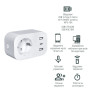 WIFI SMART розетка WPU-16A з енерго-моніторингом IP20 UEC